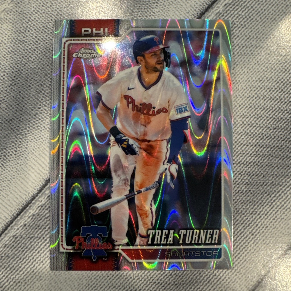 2026 Topps Chrome Trea Turner #5 Philadelphia Phillies